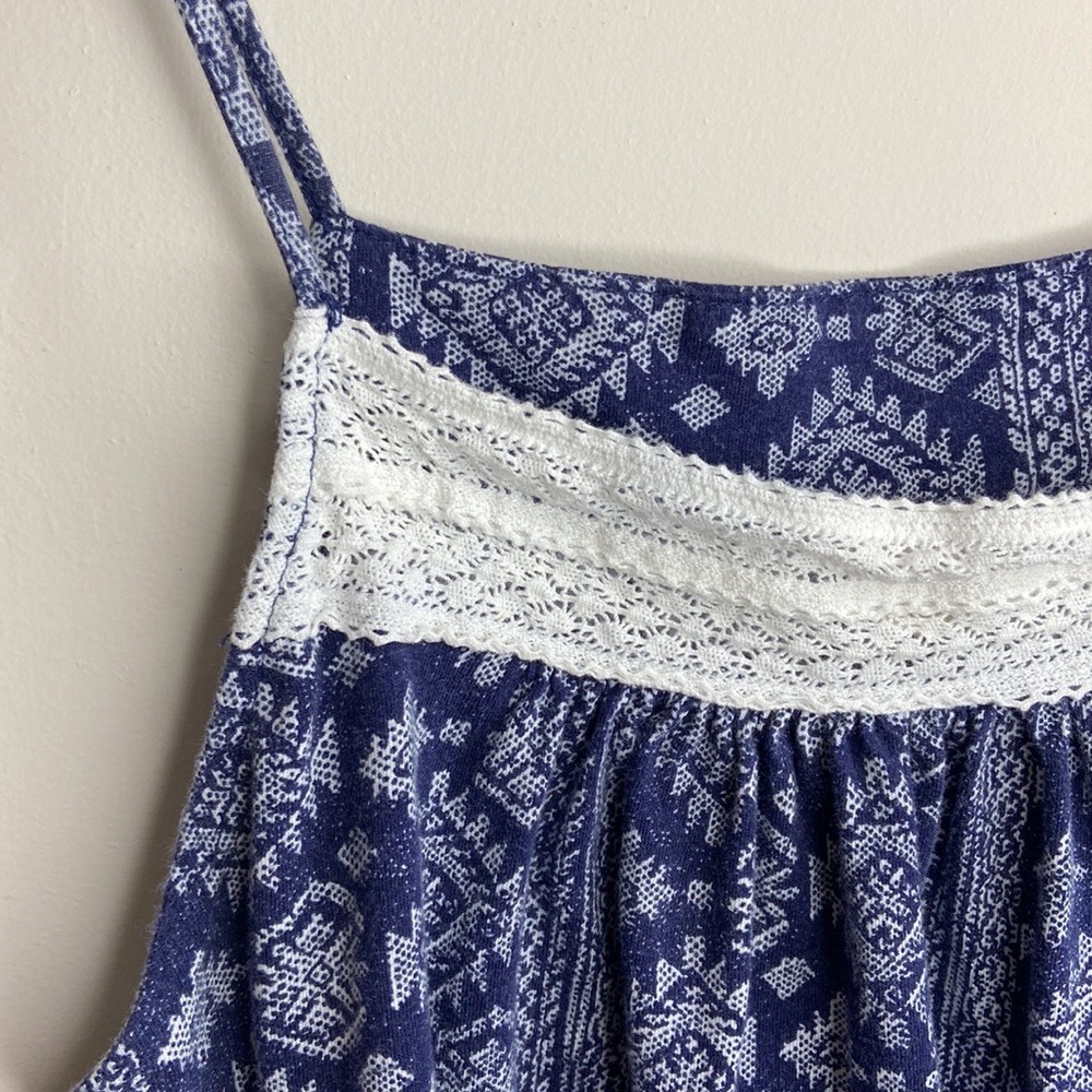 LUCKY BRAND Tribal Print Crochet Tank Top - Picture 3 of 13